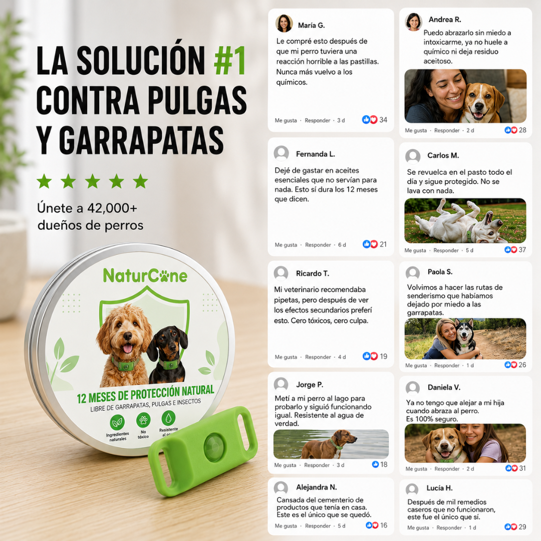 Colgante NaturCane™ SmartRelease Anti Pulgas y Garrapatas