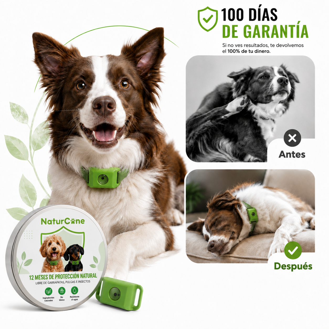 Colgante NaturCane™ SmartRelease Anti Pulgas y Garrapatas
